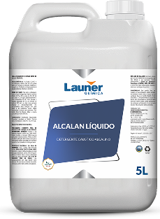 Embalagem de Alcalan Líquido