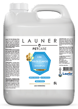 Embalagem de Shampoo Pelos Claros 5 L