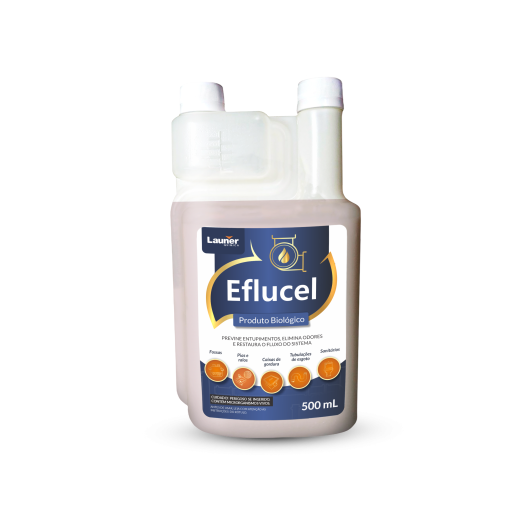 Embalagem de Eflucel Casa · 500 mL