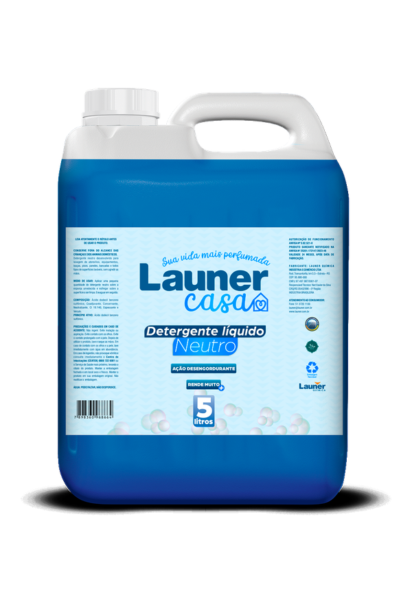 Embalagem de Detergente Neutro · 5 L