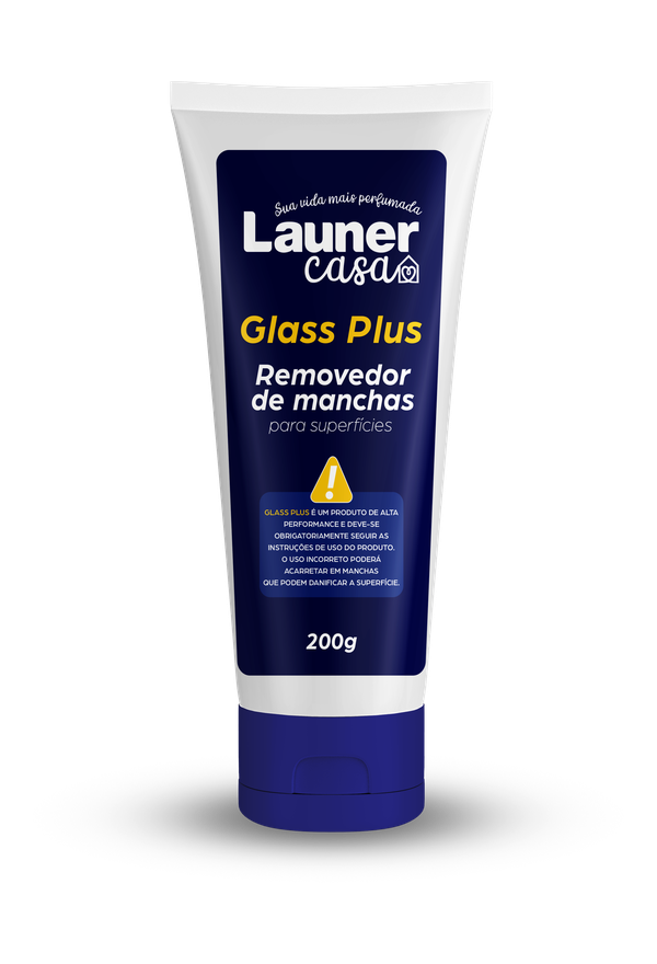 Embalagem de Glass Plus Removedor de Manchas · 200 g