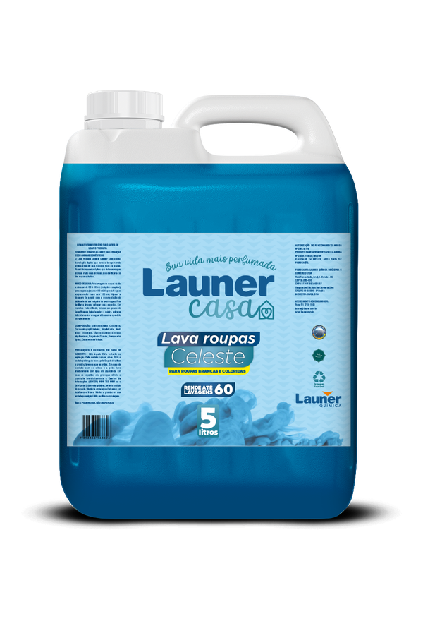 Embalagem de Lava-Roupas Celeste · 5 L