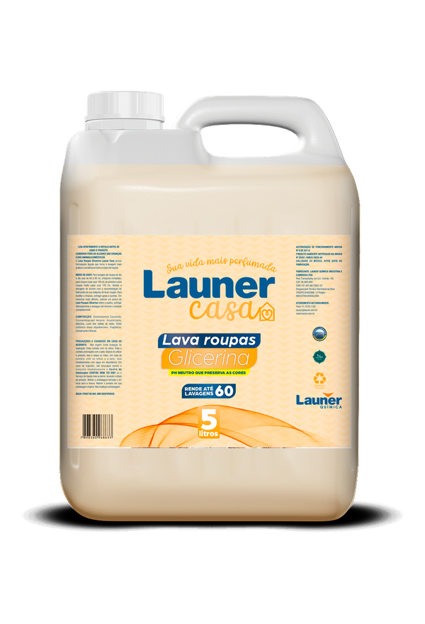 Embalagem de Lava-Roupas Glicerina · 5 L