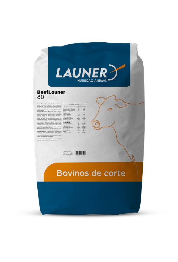 Embalagem de BeefLauner 80