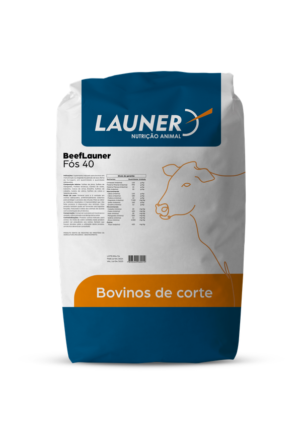 Embalagem de BeefLauner Fós 40