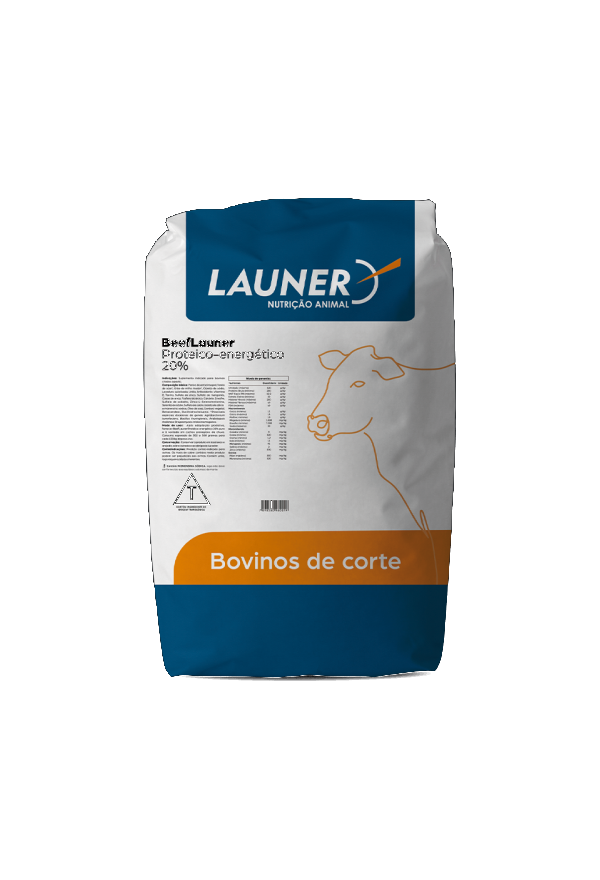 Embalagem de BeefLauner Proteico-energético 20%