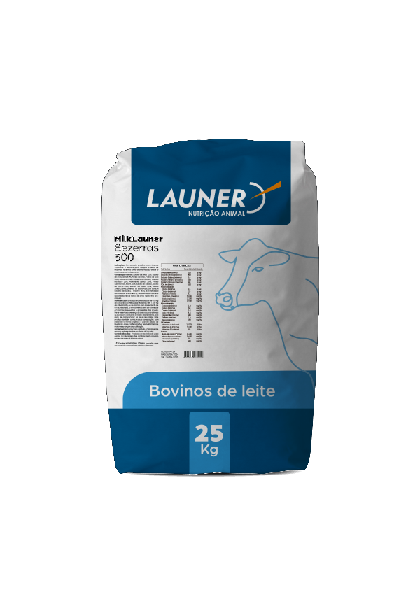 Embalagem de MilkLauner Bezerras 300