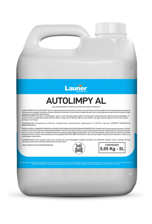 Embalagem de Autolimpy AL
