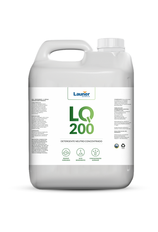 Embalagem de LQ 200