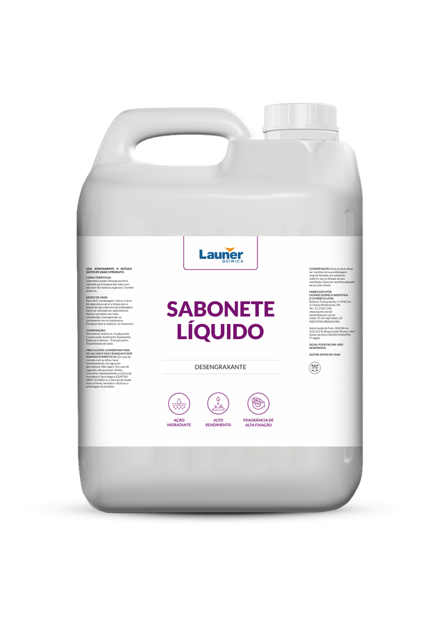 Embalagem de Sabonete Líquido Desengraxante